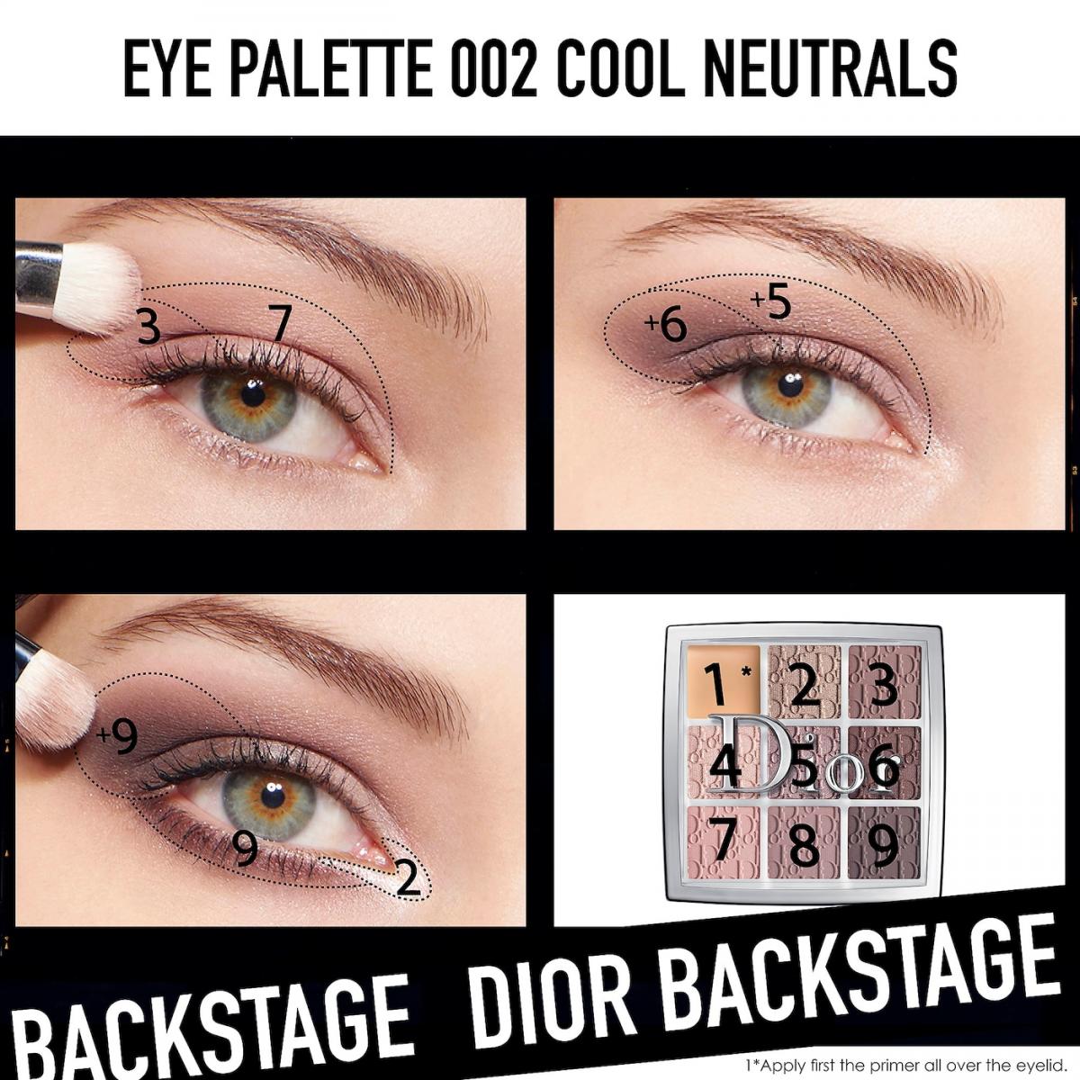 Dior Backstage Палетка хайлайтеров Glow Face Palette 004