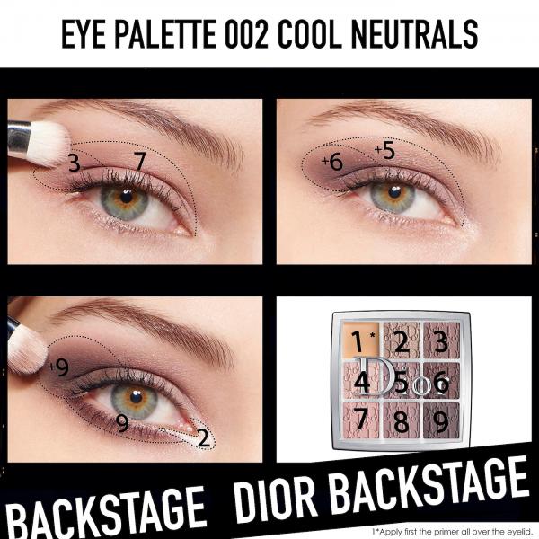 BACKSTAGE Eyeshadow Palette 002 Cool Neutrals ChicUz